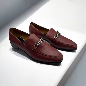 Rag and Bone Russet (Red/Brick) Aslen Chain Loafer Size 41 NWOT